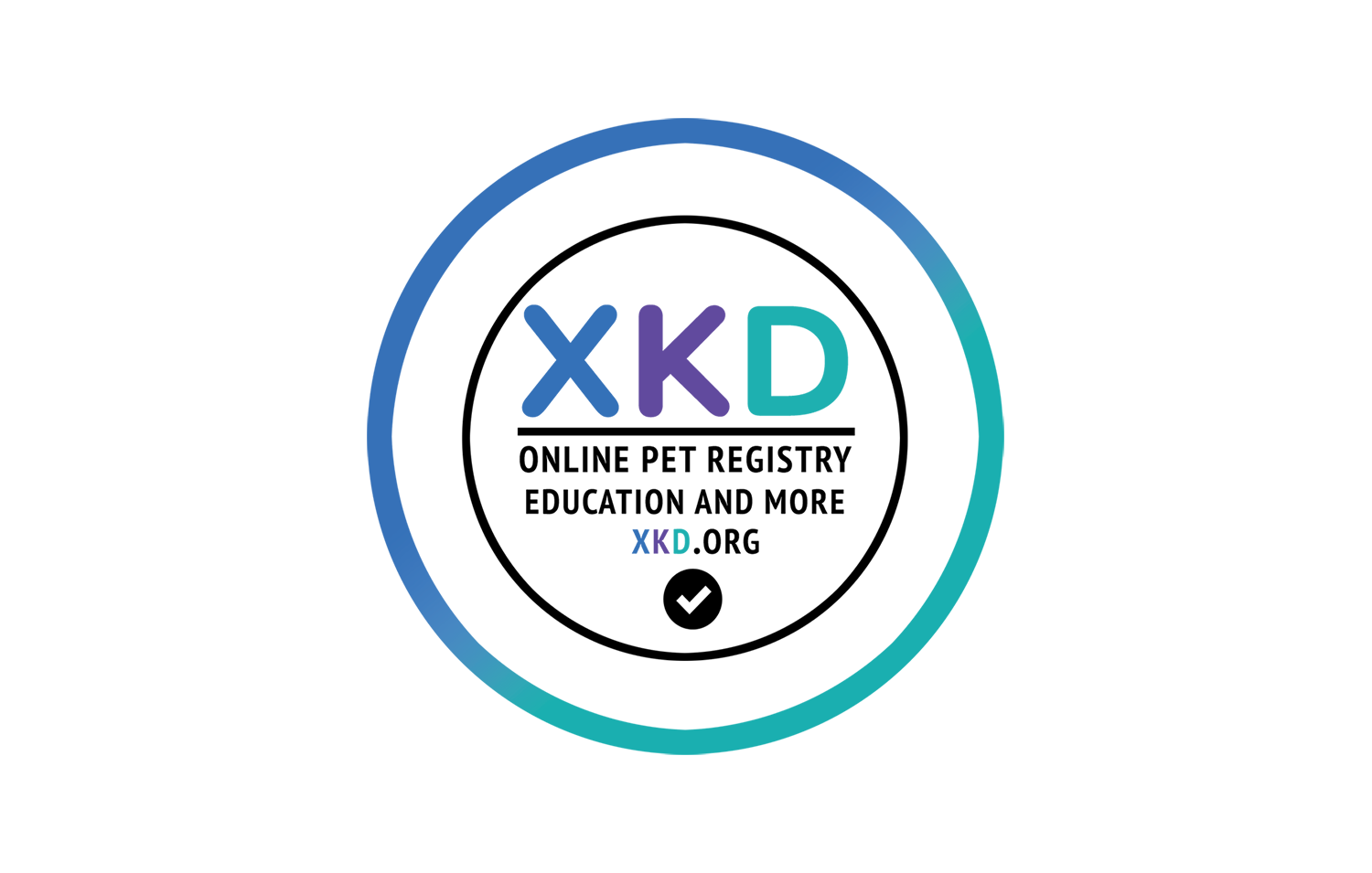 XKD Certified Pet Registry Seal